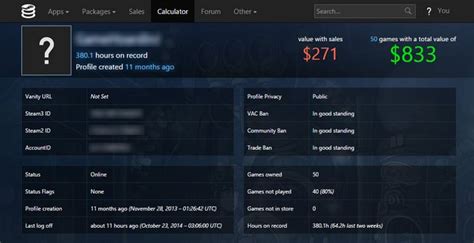 steamdb calculator|How to See How Much Money You've Spent on Steam Games.